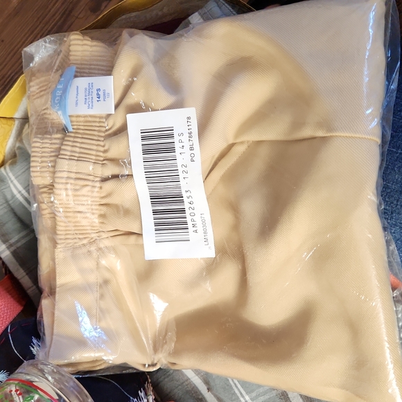 Koret pants 14PS New in package 100%Polyester  Tan - Picture 2 of 4